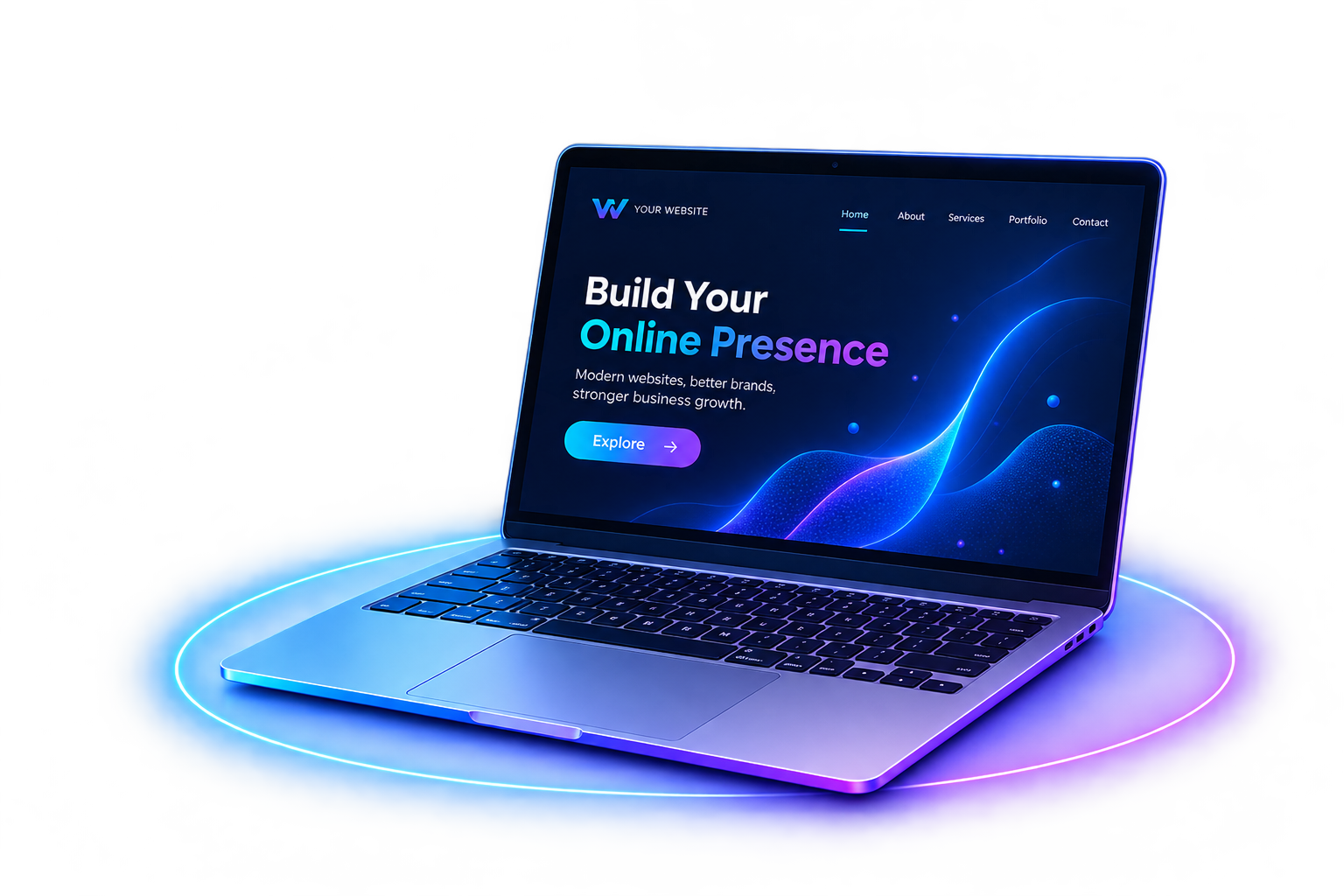 Website Development Laptop